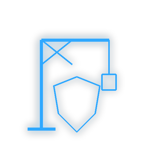 Construction site security icon