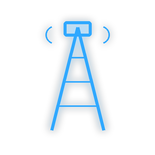 Rapid deployment towers icon
